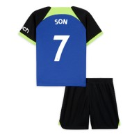 Tottenham Hotspur Son Heung-min #7 Fotballklær Bortedraktsett Barn 2022-23 Kortermet (+ korte bukser)